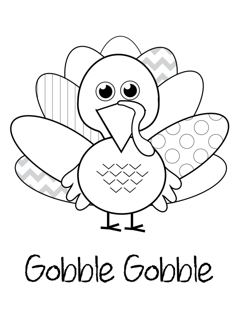 Printable Thanksgiving Coloring Pages