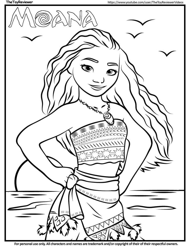 Moana Coloring Pages