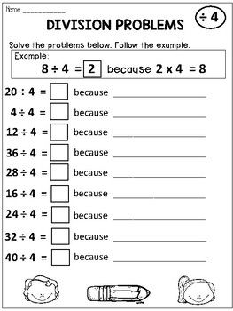 3rd Grade Division Problems