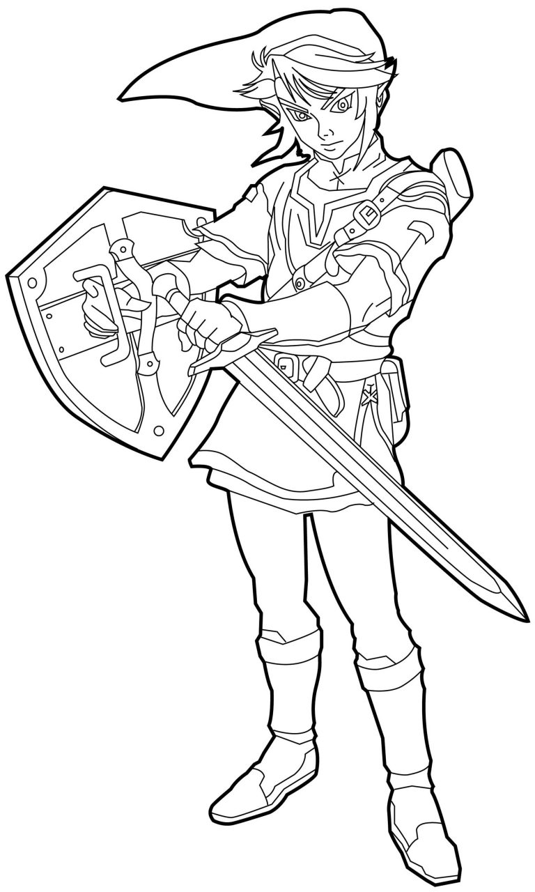 Zelda Coloring Pages