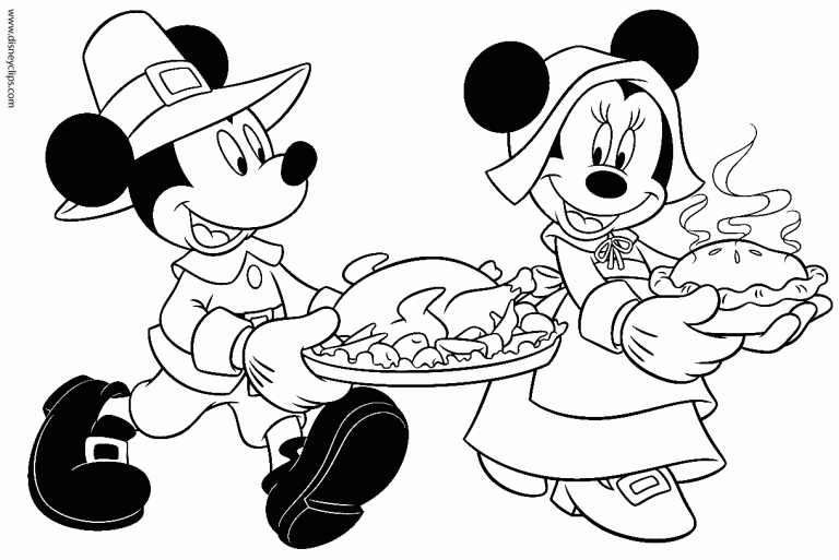 Free Thanksgiving Coloring Pages