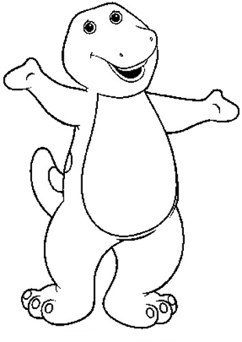 Barney Coloring Pages