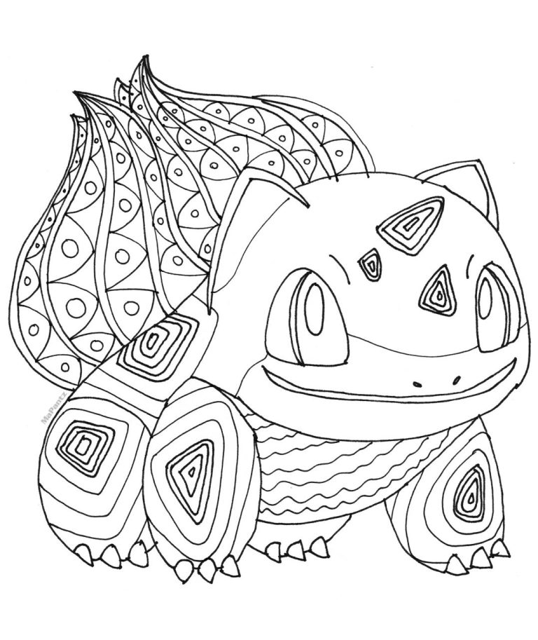 Bulbasaur Coloring Page