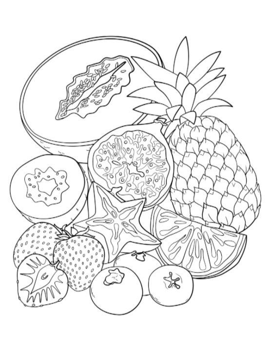 Fruit Coloring