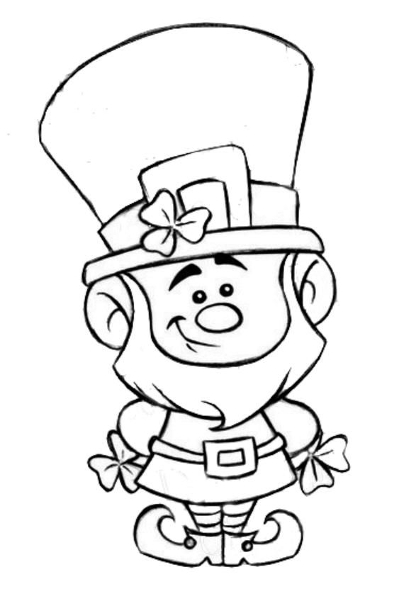 Leprechaun Coloring Page