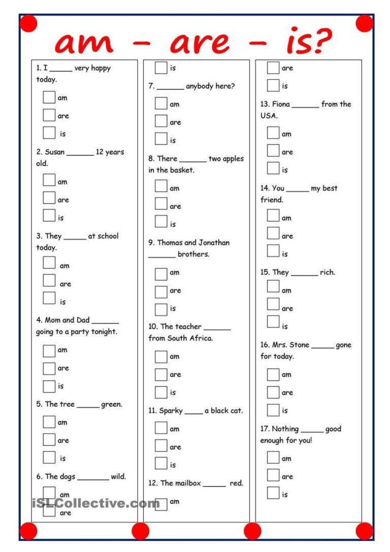 English For Beginners Worksheets