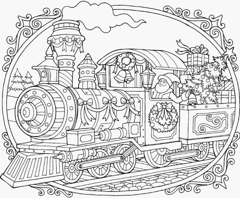 Polar Express Coloring Pages