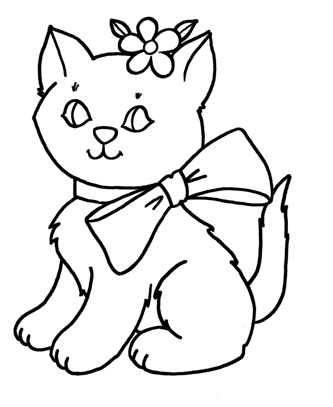 Cat For Coloring