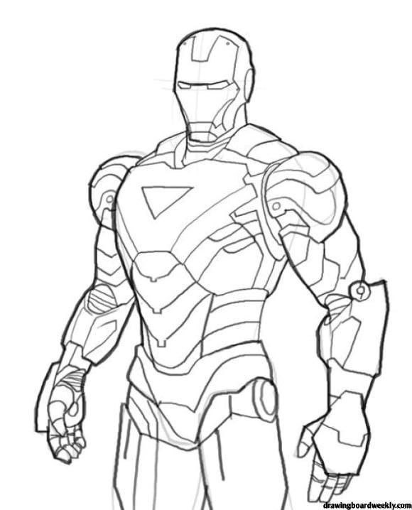 Iron Man Coloring Pages