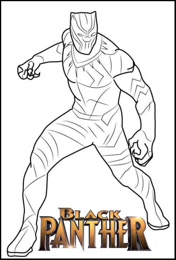 Black Panther Coloring Pages