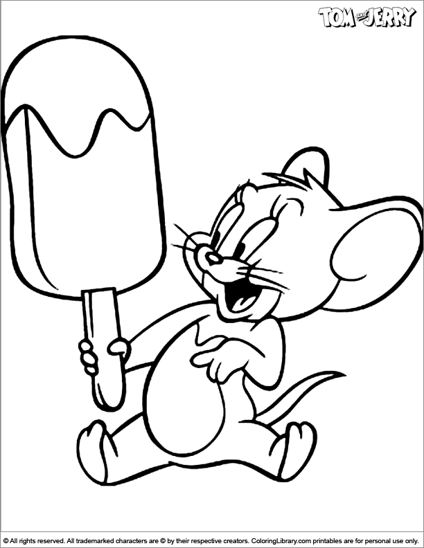 Tom And Jerry Coloring Pages