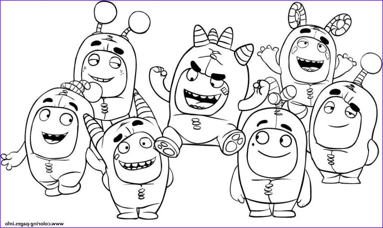 Oddbods Coloring Pages