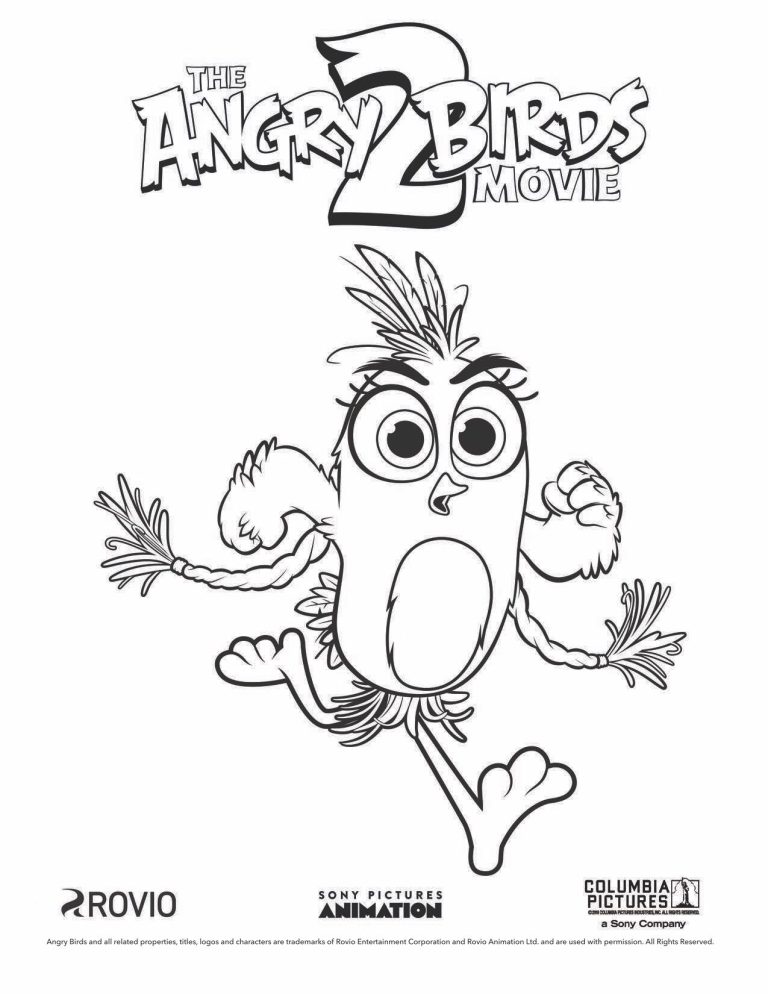 Angry Birds Coloring Pages