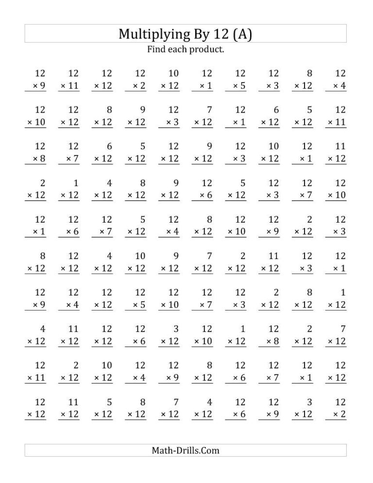 Math Drills Addition