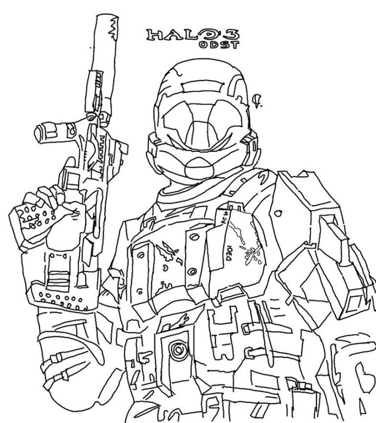 Halo Coloring Pages