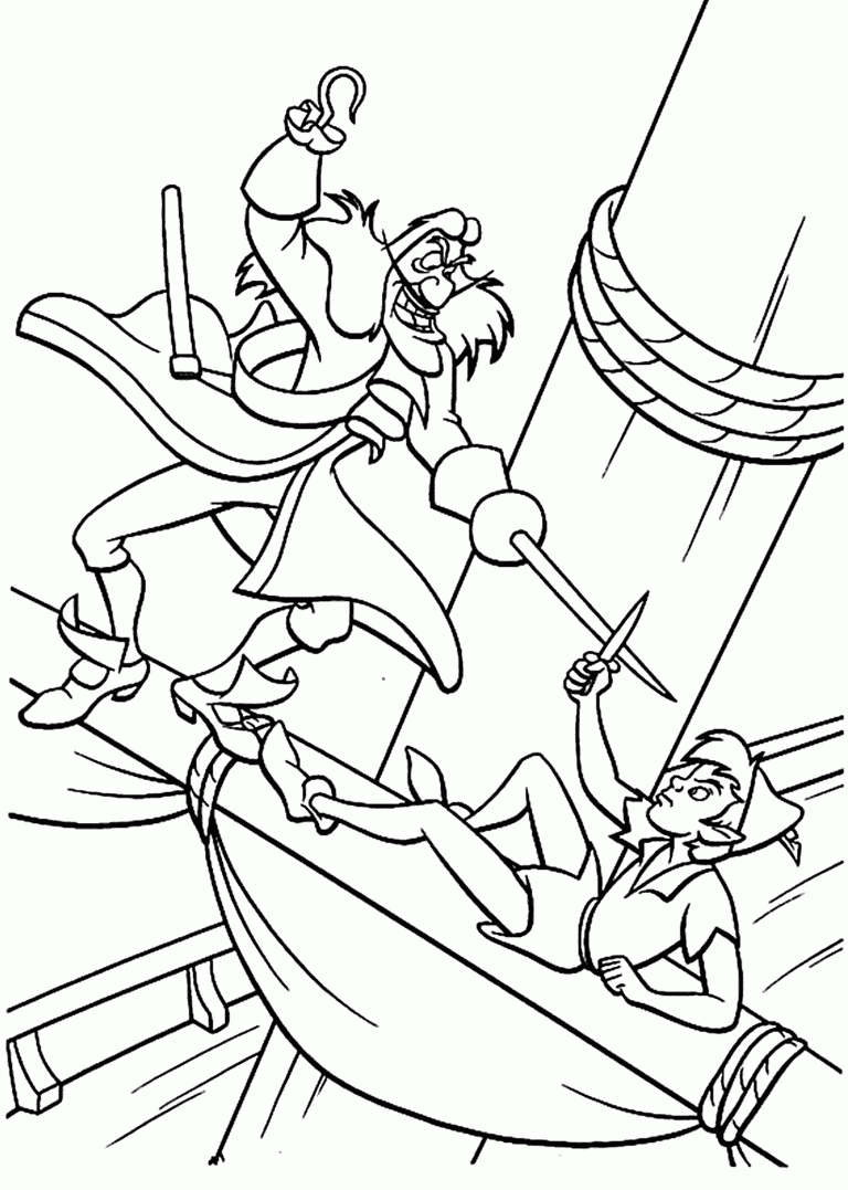 Peter Pan Coloring Pages