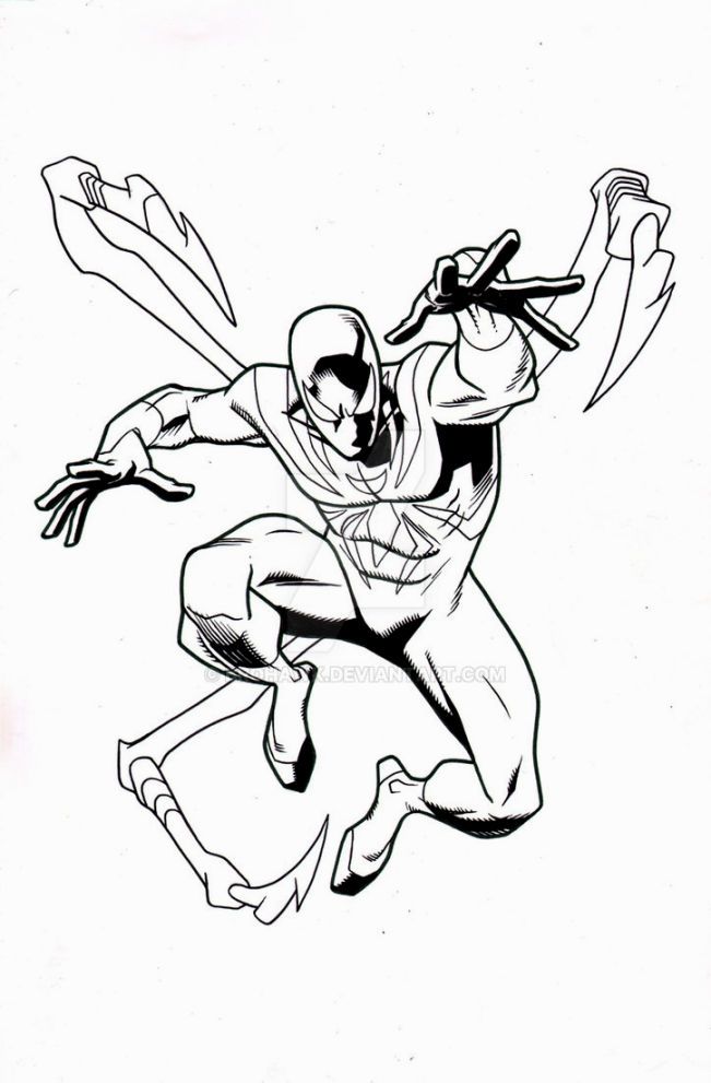 Iron Spider Coloring Pages