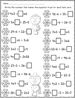 Balancing Equations Worksheet 2nd Grade