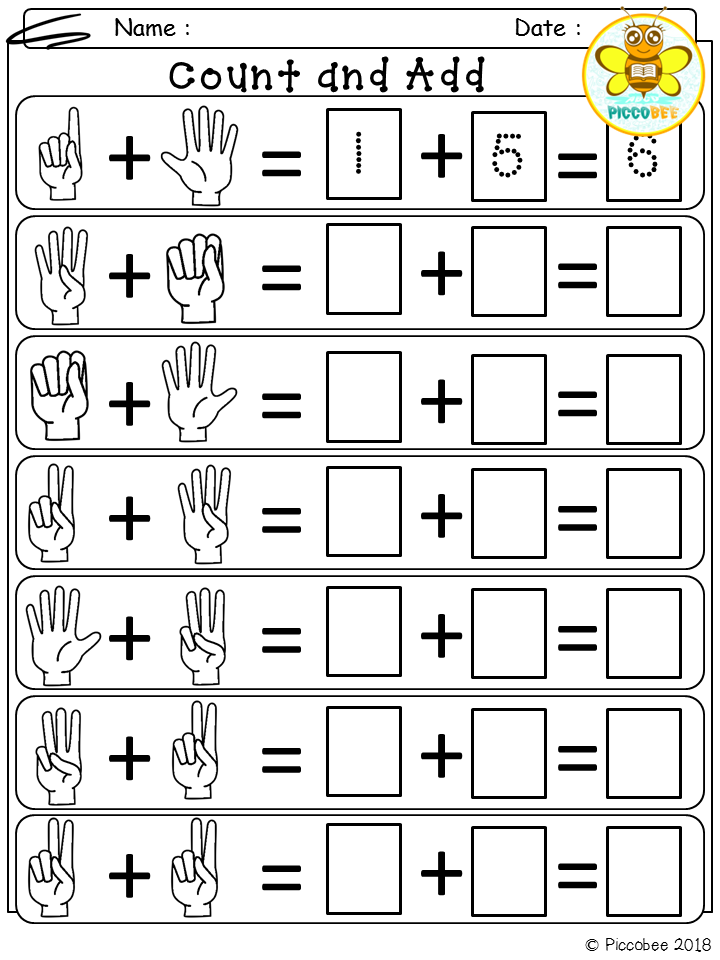 Pre K Math Worksheets